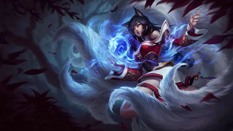 Artwork der Champion Ahri aus League of Legends